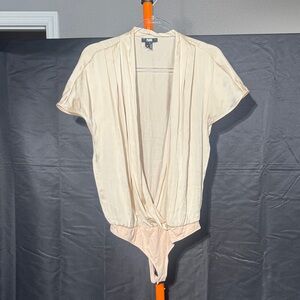 PAIGE Cream Bodysuit